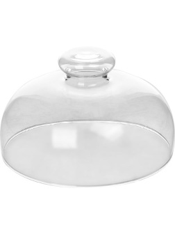 Крышка для подноса;стекло;D=17,5,H=12,L=17,5см;прозр.