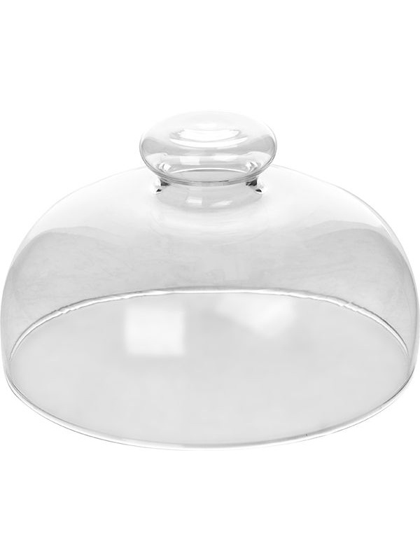 Крышка для подноса;стекло;D=17,5,H=12,L=17,5см;прозр.