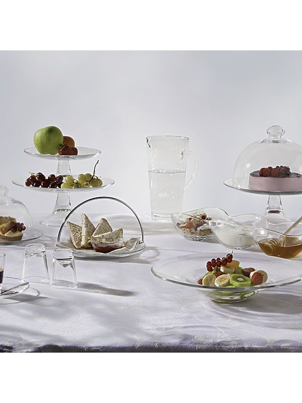 Менажница «Банкет» 3 секции прямоугольная;стекло;,H=7,L=39,B=13см;прозр.