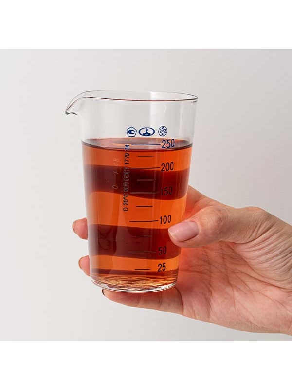 Стеклянная мензурка (объем 250 мл.)