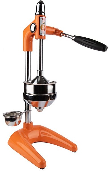 Пресс для цитрусовых и граната;сталь нерж.;D=11,H=49,L=24,B=19см;оранжев.