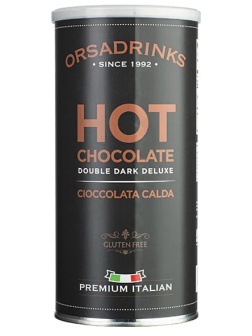 Смесь сухая для приготовления напитков «Горячий Горький Шоколад» ODK 1 кг;сталь;D=10,H=19см