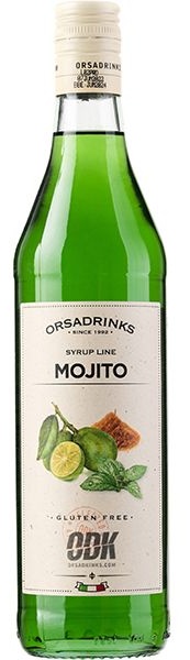 Сироп «Мохито» ODK;стекло;0,75л;D=65,H=305мм;зелен.