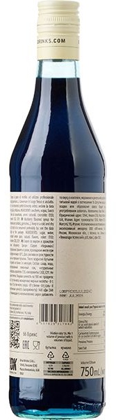 Сироп «Черника» ODK;стекло;0,75л;D=65,H=305мм;синий