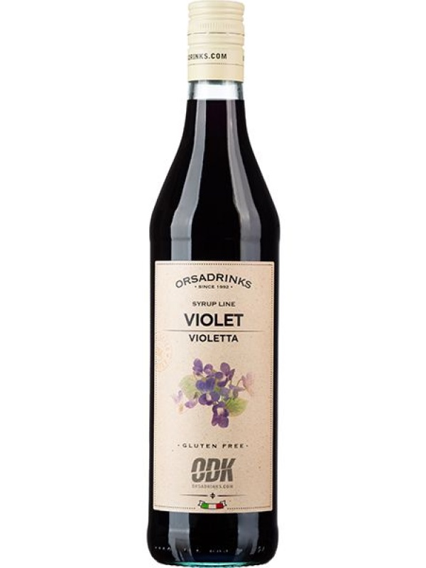 Сироп «Фиалка» ODK;стекло;0,75л;D=65,H=305мм