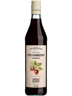 Сироп «Клубника» ODK;стекло;0,75л;D=65,H=305мм