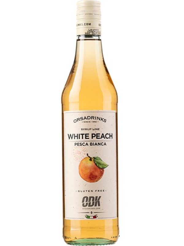 Сироп «Белый Персик» ODK;стекло;0,75л;D=65,H=305мм