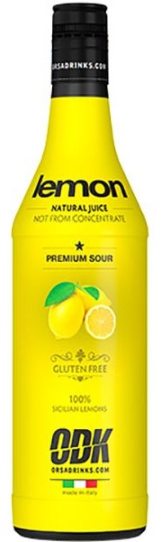 Концентрат «Лимон Сауэр» на основе сока лимона ODK;пластик;0,75л;D=65,H=305мм