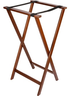 Подставка для подносов напольная;бук;,H=83,L=47,B=43см;тем.дерево