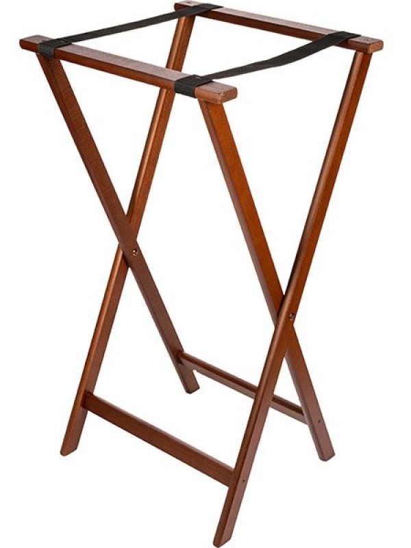 Подставка для подносов напольная;бук;,H=83,L=47,B=43см;тем.дерево