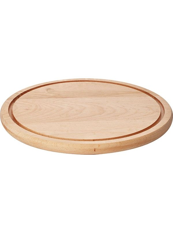 Доска разделочная;бук;D=25,H=2см;древесн.