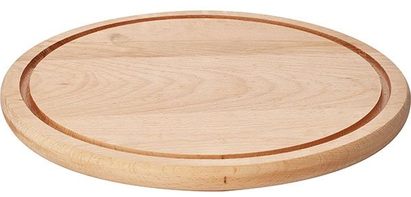 Доска разделочная;бук;D=32,H=2см;древесн.