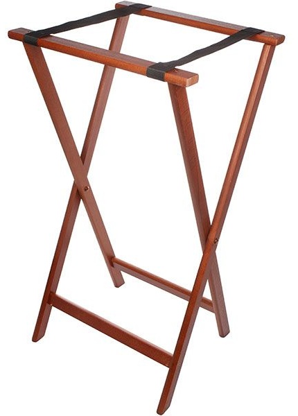 Подставка напольная для подносов;бук;,H=83,L=47,B=43см;св.корич.