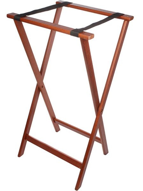 Подставка напольная для подносов;бук;,H=83,L=47,B=43см;св.корич.