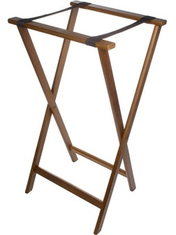 Подставка напольная для подносов;бук;,H=83,L=47,B=43см;болотн.