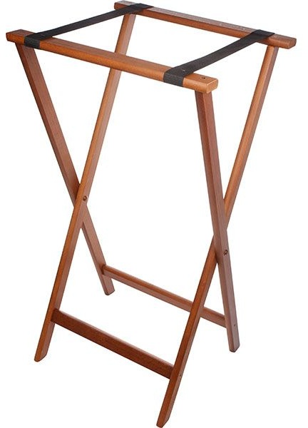 Подставка напольная для подносов;бук;,H=83,L=47,B=43см;коричнев.