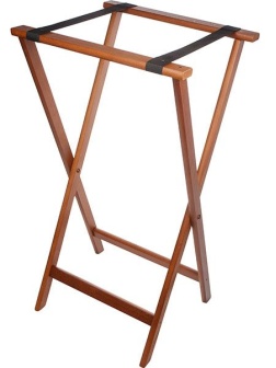 Подставка напольная для подносов;бук;,H=83,L=47,B=43см;коричнев.