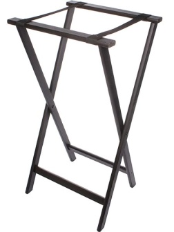 Подставка напольная для подносов;бук;,H=83,L=47,B=43см;черный