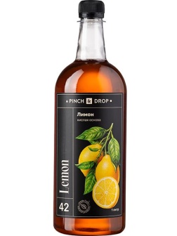 Концентрированная кислая основа «Лимон» Pinch&Drop;пластик;1л;D=83,H=267мм