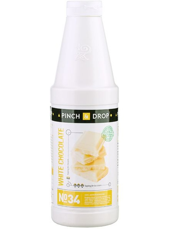 Топпинг «Белый шоколад» Pinch&Drop 1 кг;пластик;D=8,H=26см