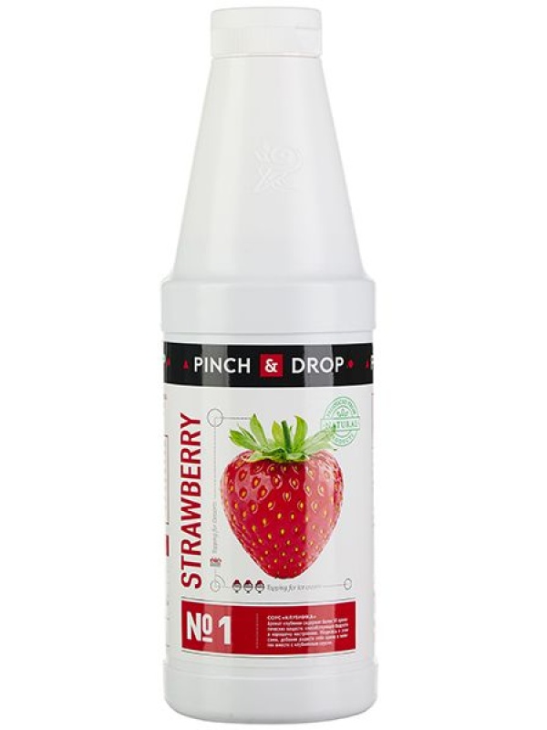 Топпинг «Клубника» Pinch&Drop 1 кг;пластик;D=8,H=26см