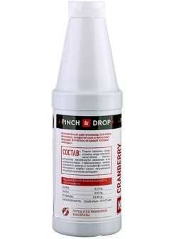 Топпинг «Клюква» Pinch&Drop 1 кг;пластик;D=8,H=26см