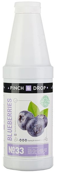 Топпинг «Черника» Pinch&Drop 1 кг;пластик;D=8,H=26см