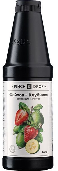 Основа для напитков «Клубника-Фейхоа» фруктовая Pinch&Drop;пластик;1л;D=8,H=26см