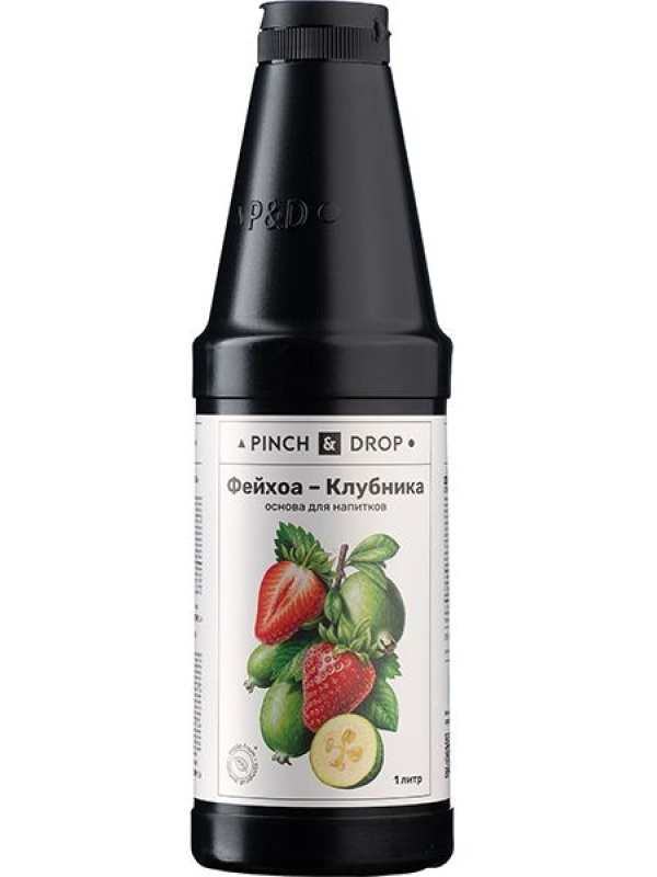 Основа для напитков «Клубника-Фейхоа» фруктовая Pinch&Drop;пластик;1л;D=8,H=26см