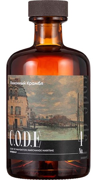 Кордиал «Лимонный Крамбл» C.O.D.E;стекло;0,5л;D=7,H=18см