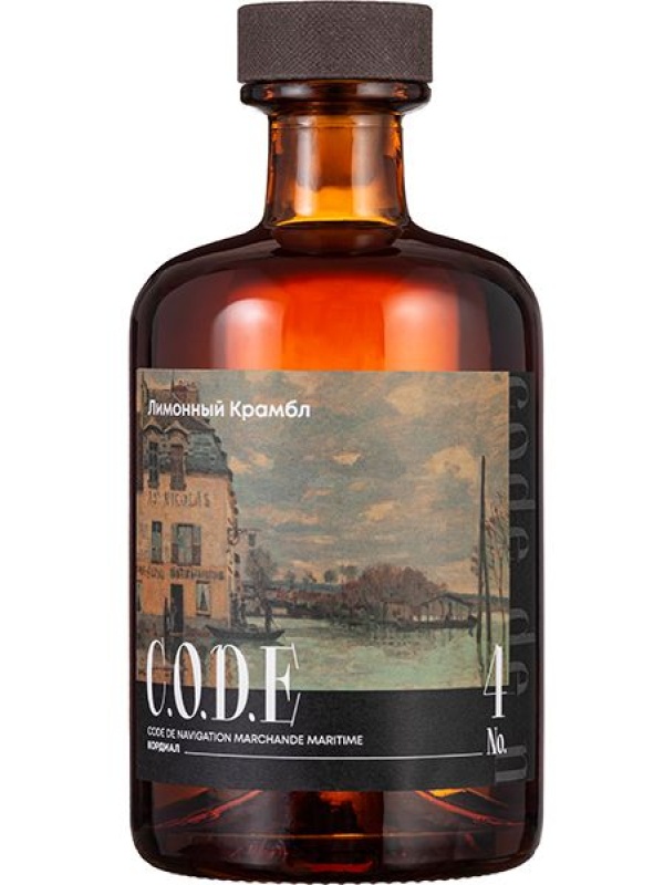 Кордиал «Лимонный Крамбл» C.O.D.E;стекло;0,5л;D=7,H=18см