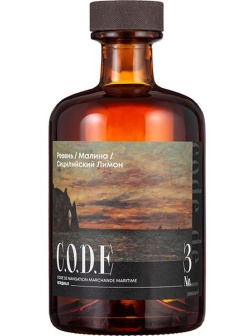 Кордиал «Ревень / Малина / Сицилийский Лимон» C.O.D.E;стекло;0,5л;D=7,H=18см