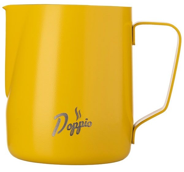 Питчер;сталь нерж.;0,6л;D=8,H=11см;желт.