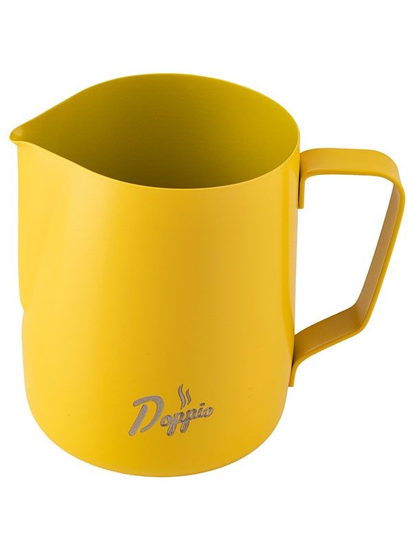 Питчер;сталь нерж.;0,6л;D=8,H=11см;желт.