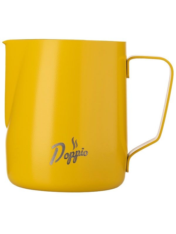 Питчер;сталь нерж.;0,6л;D=8,H=11см;желт.