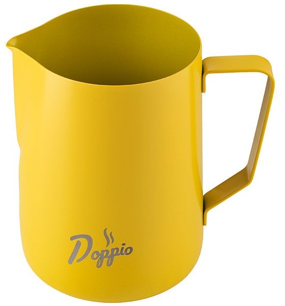 Питчер;сталь нерж.;1л;D=89,H=141мм;желт.