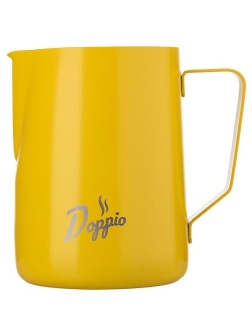 Питчер;сталь нерж.;1л;D=89,H=141мм;желт.