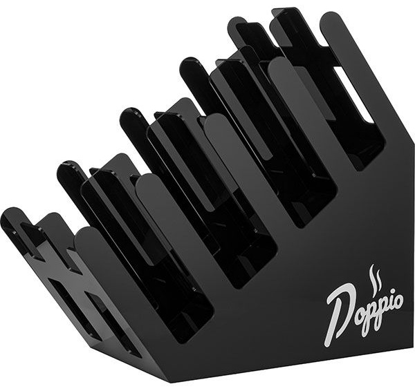 Диспенсер для стаканов 8 секций;пластик;,H=47,L=23,B=48см;черный