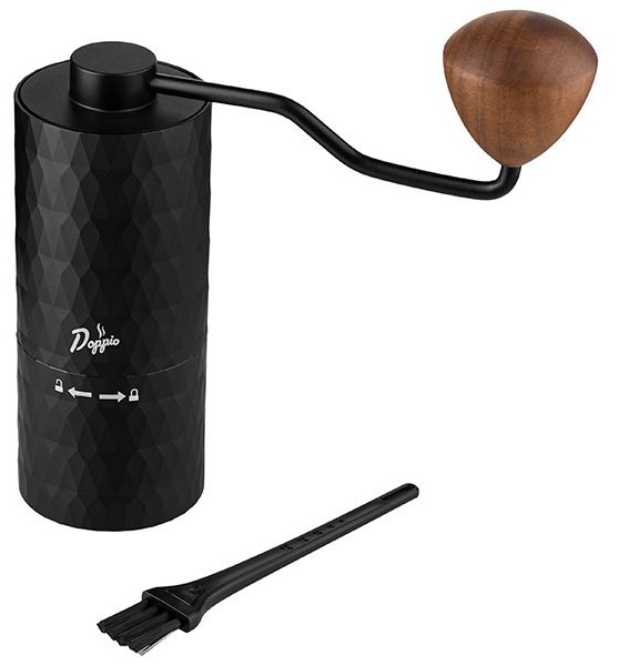 Кофемолка ручная (45г кофе);сталь нерж.;D=59,H=146мм;черный