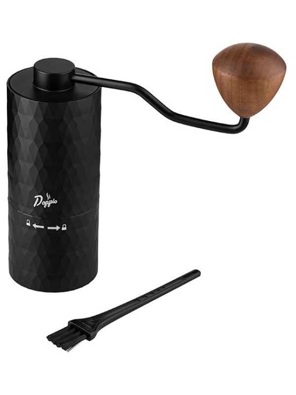 Кофемолка ручная (45г кофе);сталь нерж.;D=59,H=146мм;черный