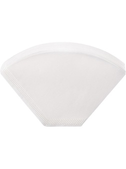 Фильтры для кофе для воронки[100шт];бумага;,H=10,L=17,B=6см;белый