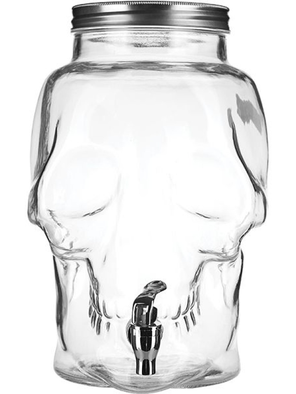 Банка-емкость с краном;стекло;8л;D=14,H=33,5см;прозр.