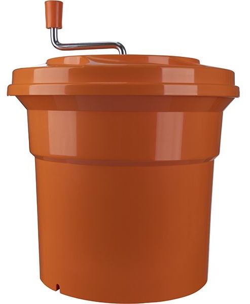 Центрифуга для сушки зелени;пластик;25л;D=41,5,H=40см;оранжев.