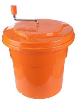 Центрифуга для сушки зелени;пластик;25л;D=41,5,H=40см;оранжев.