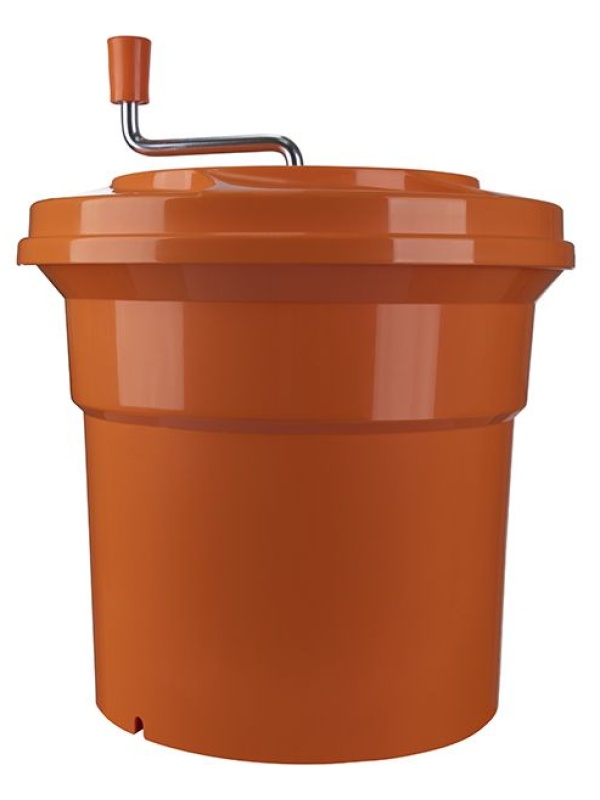 Центрифуга для сушки зелени;пластик;25л;D=41,5,H=40см;оранжев.