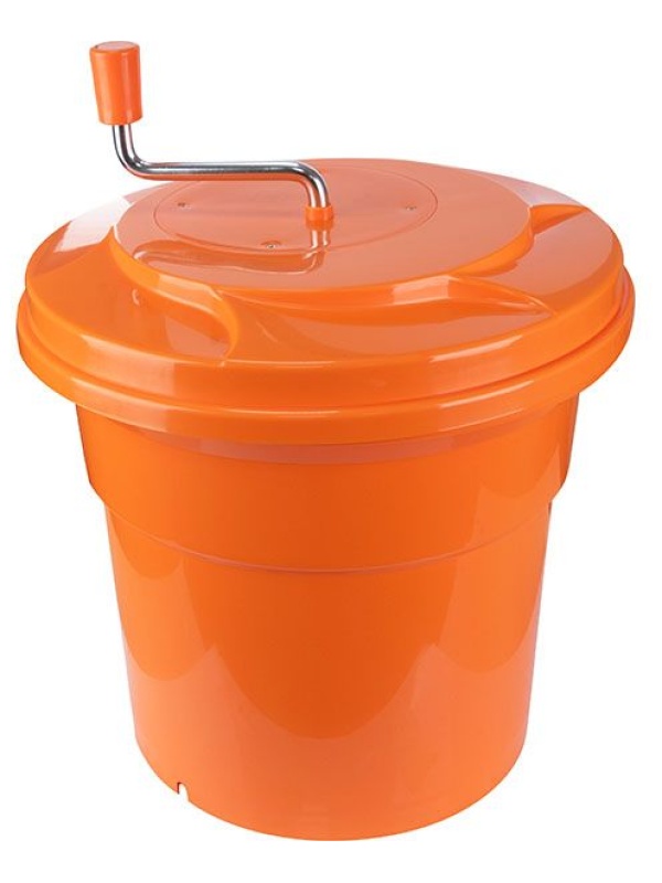Центрифуга для сушки зелени;пластик;25л;D=41,5,H=40см;оранжев.