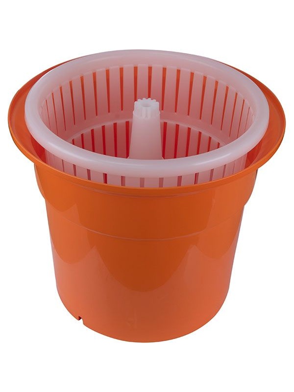 Центрифуга для сушки зелени;пластик;25л;D=41,5,H=40см;оранжев.