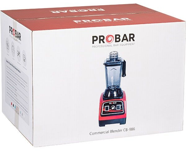 Блендер «CB-986»;пластик;2,5л;,H=53,5,L=28,B=27,5см;1,3Квт;красный,черный