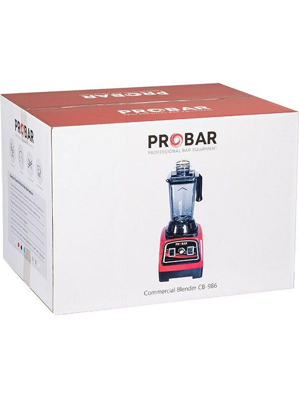 Блендер «CB-986»;пластик;2,5л;,H=53,5,L=28,B=27,5см;1,3Квт;красный,черный