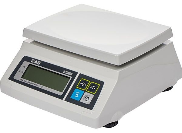 Весы электр. SW-10 10кг  с адаптер.дискретность 5г. дискретность 5г.;пластик,металл;,H=13,7,L=28,7,B